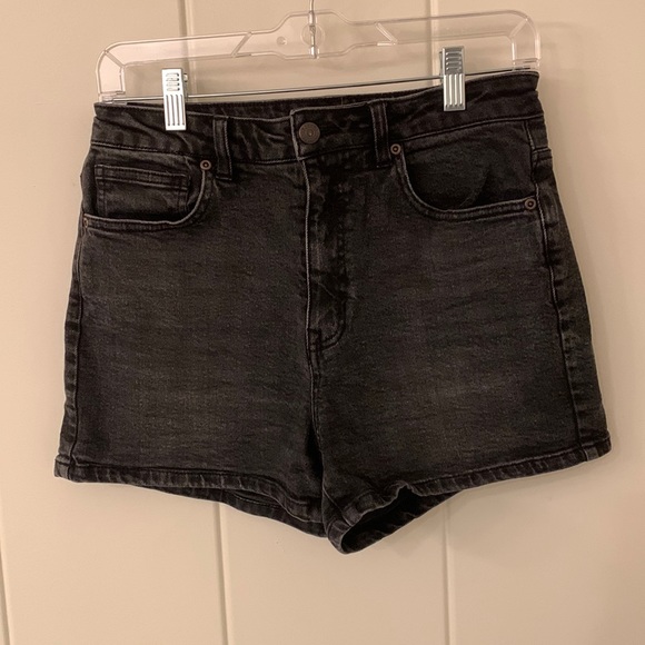 Francesca's Collections Pants - high waisted black denim shorts